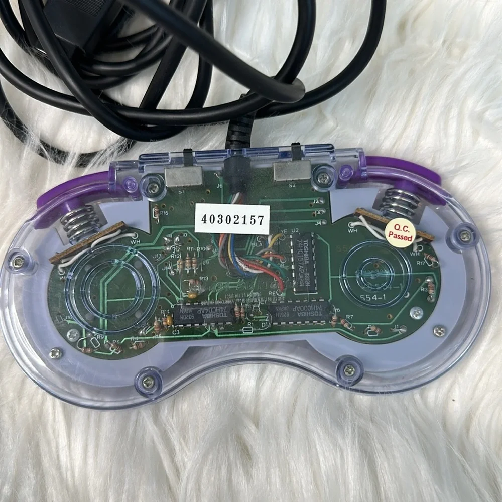 Sega Genesis ProPad Clear Retro Game Controller 1990s Video Games